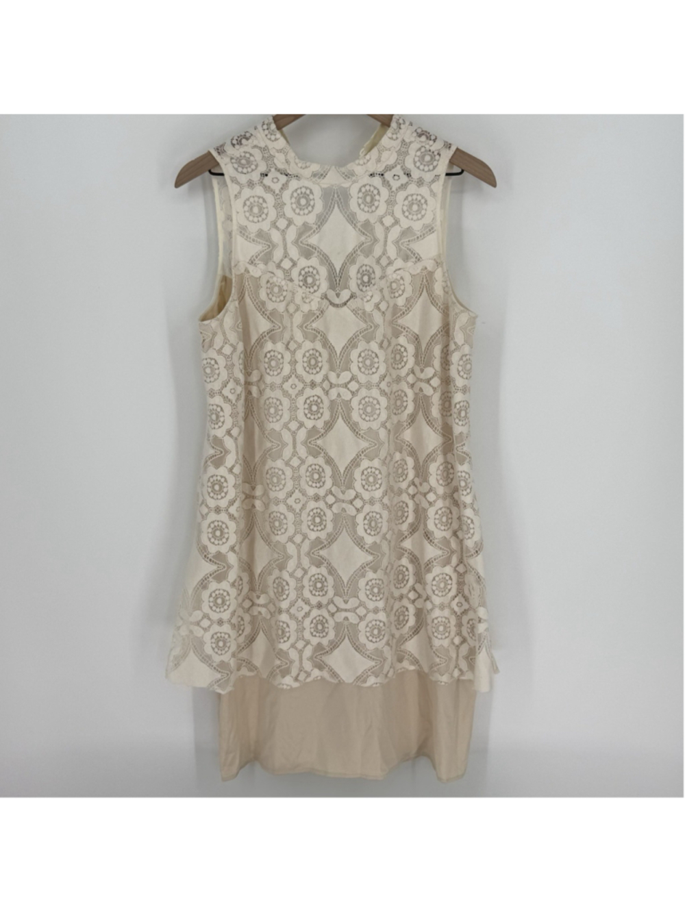 Erin Fetherston Ivory Lace Halter Dress Women’s Size 12 NWT